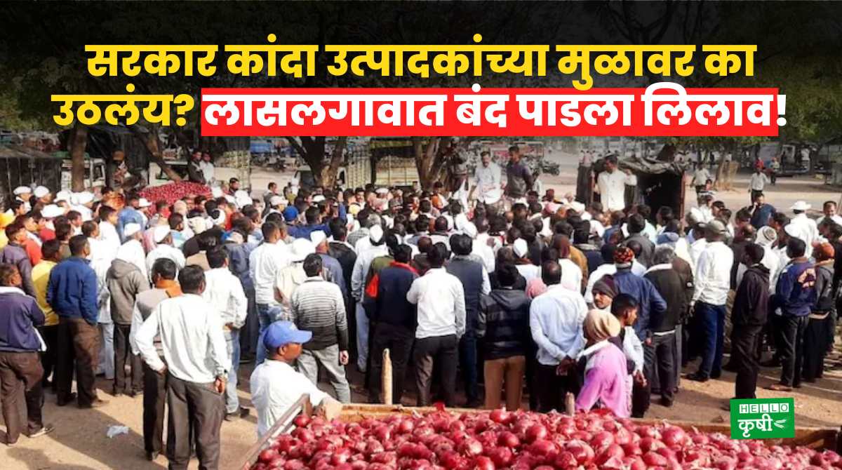 Onion Rate Auction Stop In Lasalgaon