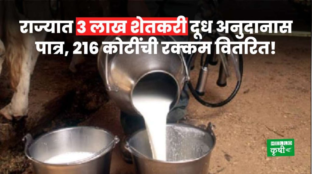 Milk Subsidy For Farmers